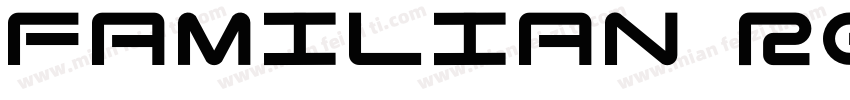 Familian Regular字体转换